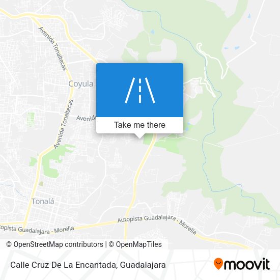 Calle Cruz De La Encantada map