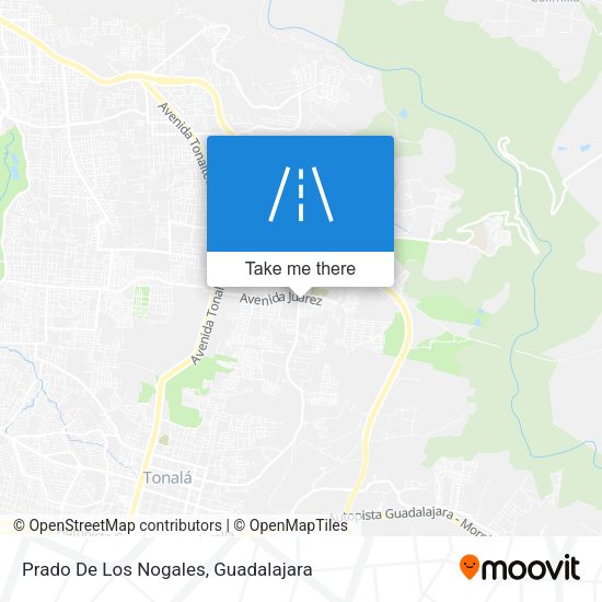 Prado De Los Nogales map