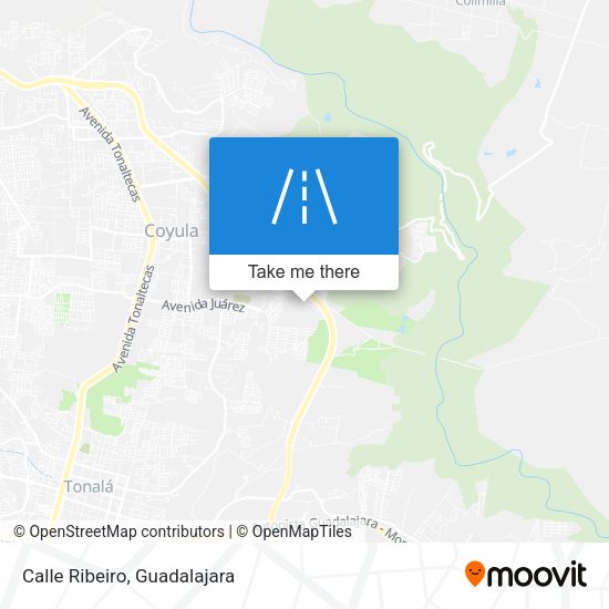 Mapa de Calle Ribeiro