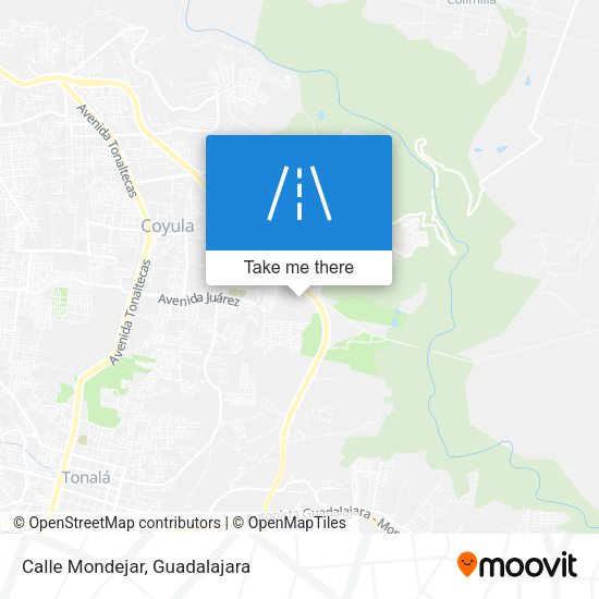 Mapa de Calle Mondejar