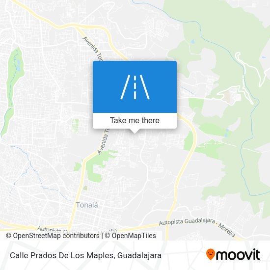 Mapa de Calle Prados De Los Maples