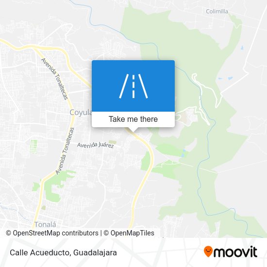 Mapa de Calle Acueducto
