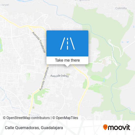 Mapa de Calle Quemadoras