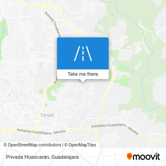 Privada Huascarán map