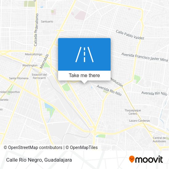 Calle Río Negro map