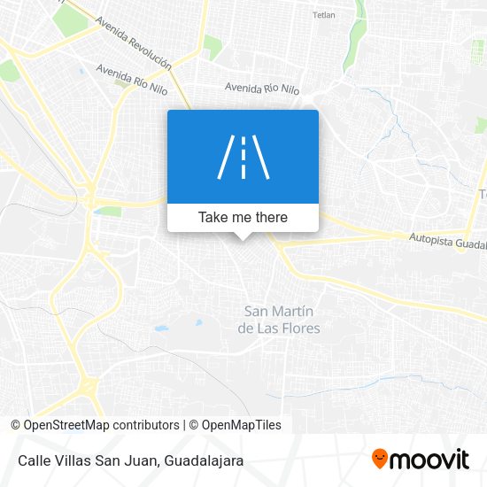 Calle Villas San Juan map