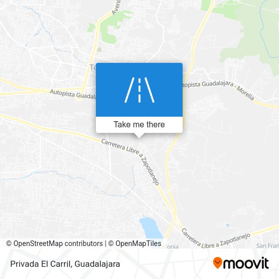 Mapa de Privada El Carril