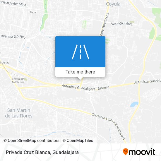 Mapa de Privada Cruz Blanca