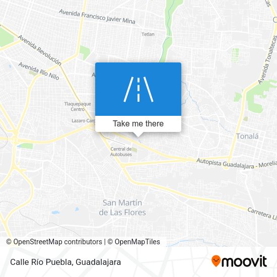 Calle Río Puebla map