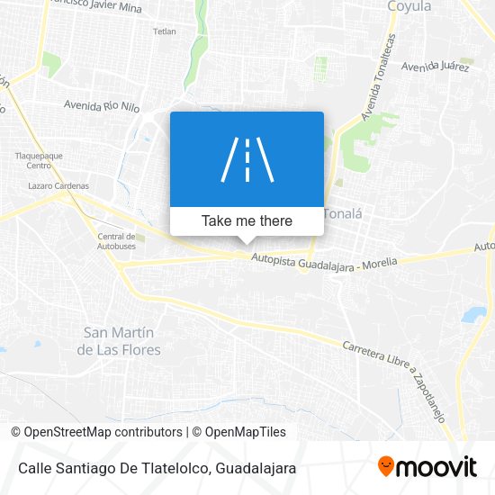 Calle Santiago De Tlatelolco map