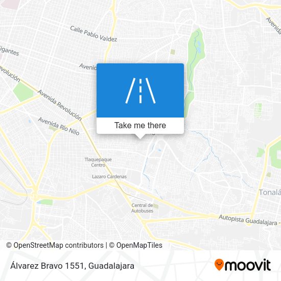 Álvarez Bravo 1551 map