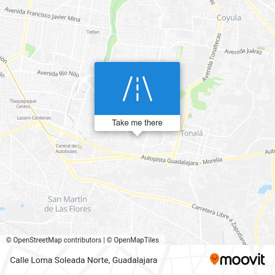 Calle Loma Soleada Norte map