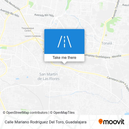 Mapa de Calle Mariano Rodríguez Del Toro