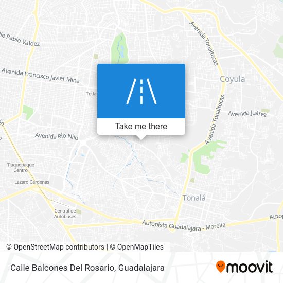 Calle Balcones Del Rosario map