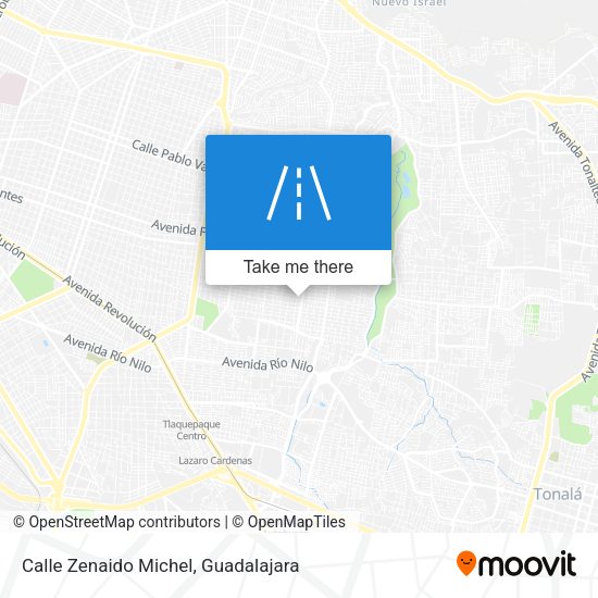Mapa de Calle Zenaido Michel