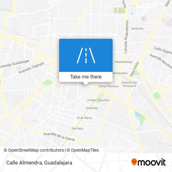 Calle Almendra map