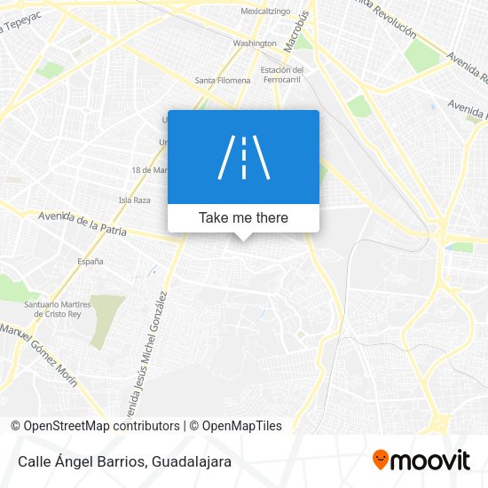 Mapa de Calle Ángel Barrios