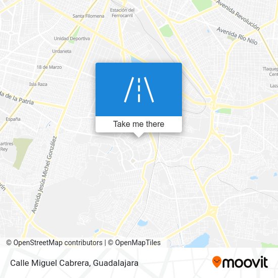 Calle Miguel Cabrera map