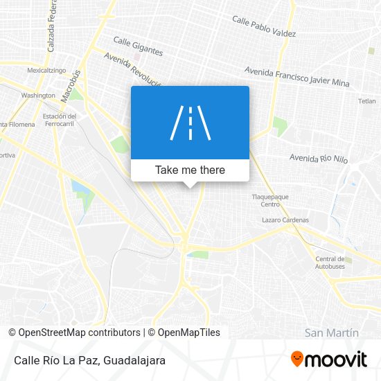 Calle Río La Paz map
