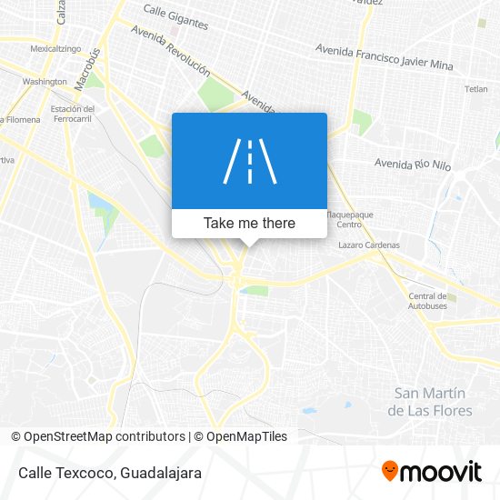 Calle Texcoco map