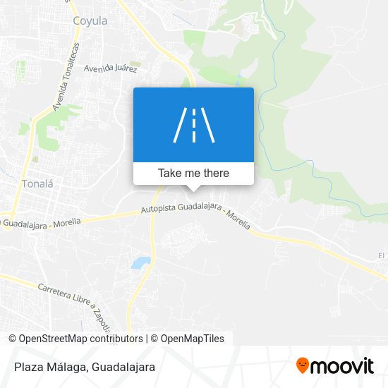 Plaza Málaga map