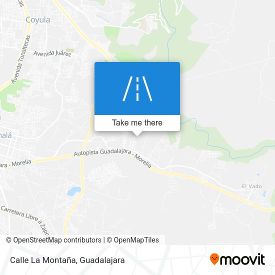 Calle La Montaña map