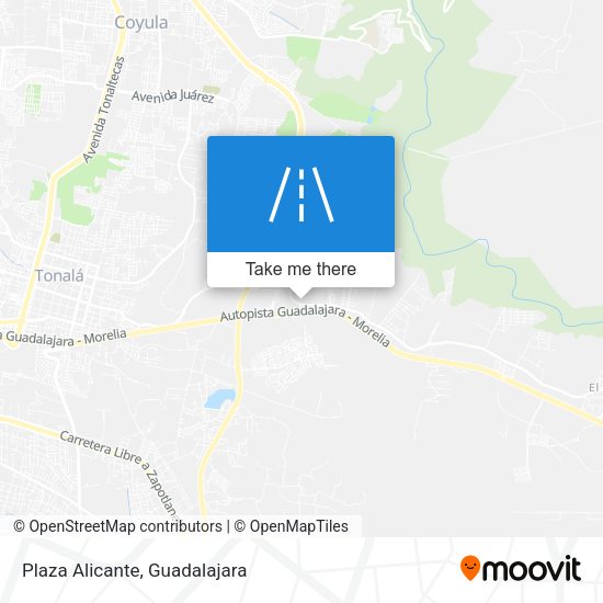 Mapa de Plaza Alicante