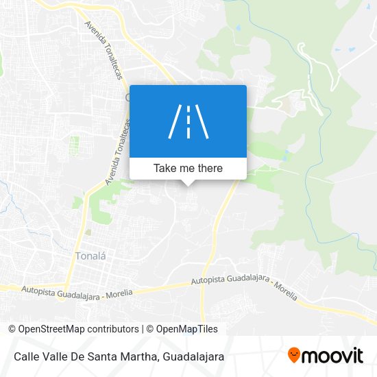 Calle Valle De Santa Martha map