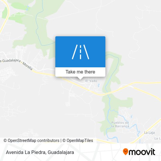 Avenida La Piedra map