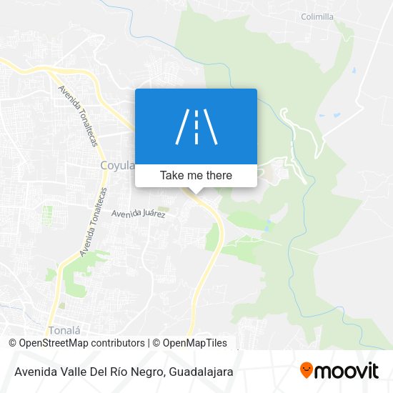 Avenida Valle Del Río Negro map