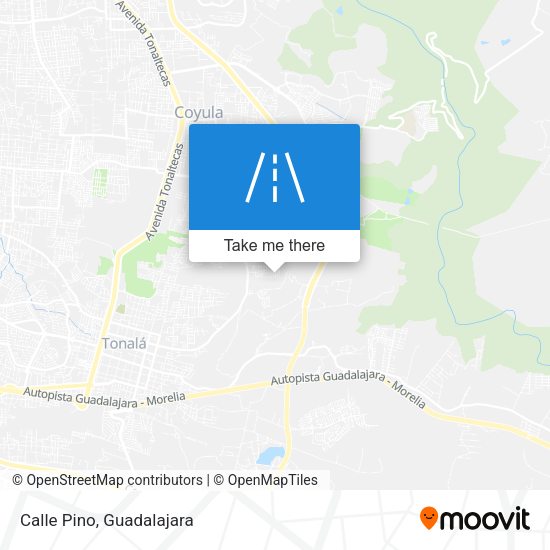 Mapa de Calle Pino