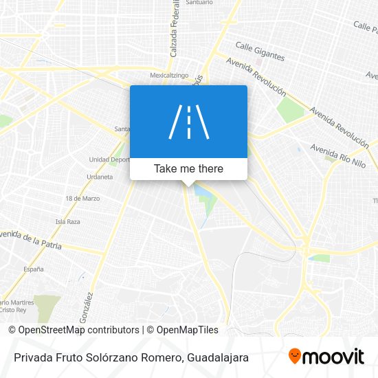 Privada Fruto Solórzano Romero map