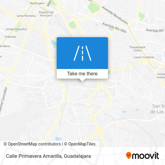 Calle Primavera Amarilla map