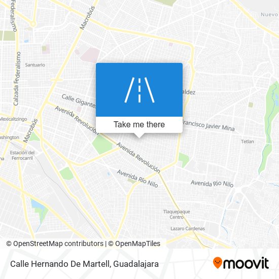 Mapa de Calle Hernando De Martell
