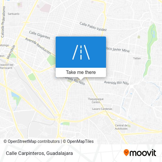 Mapa de Calle Carpinteros