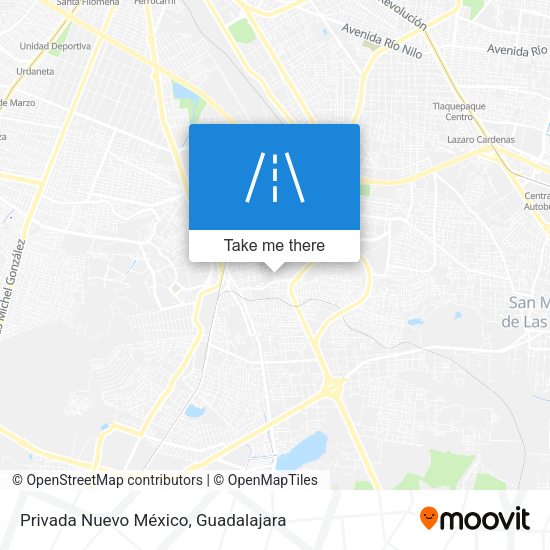 Privada Nuevo México map