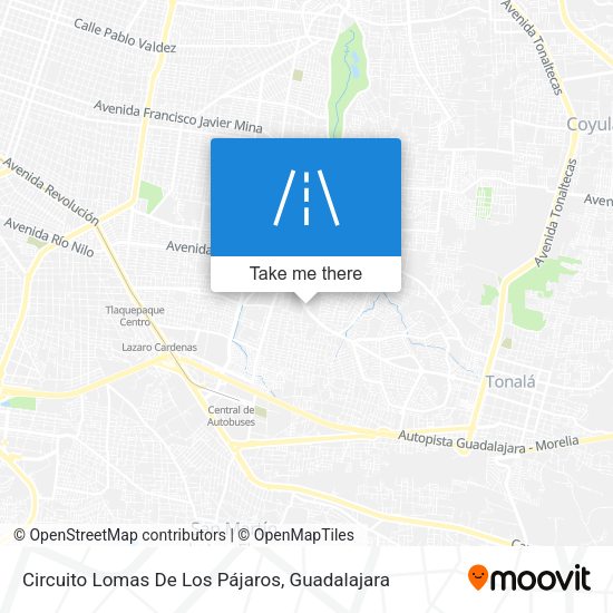 Circuito Lomas De Los Pájaros map