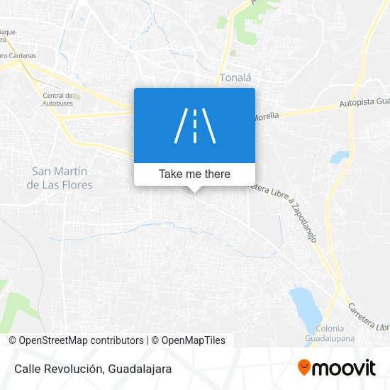 Calle Revolución map