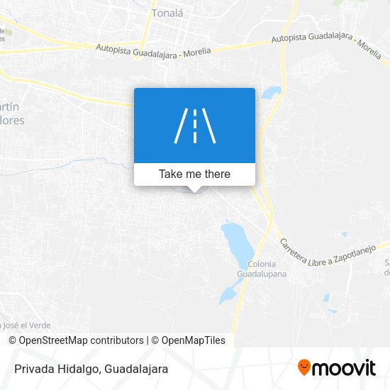 Mapa de Privada Hidalgo
