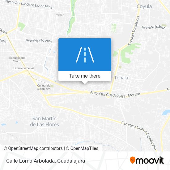 Calle Loma Arbolada map