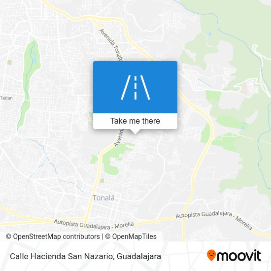 Calle Hacienda San Nazario map