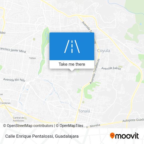 Calle Enrique Pentalossi map