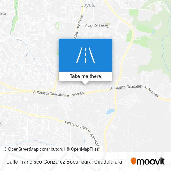 Mapa de Calle Francisco González Bocanegra