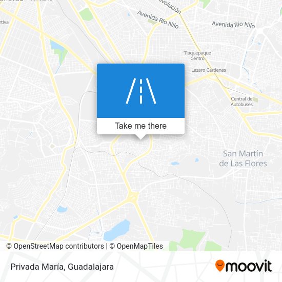 Privada María map