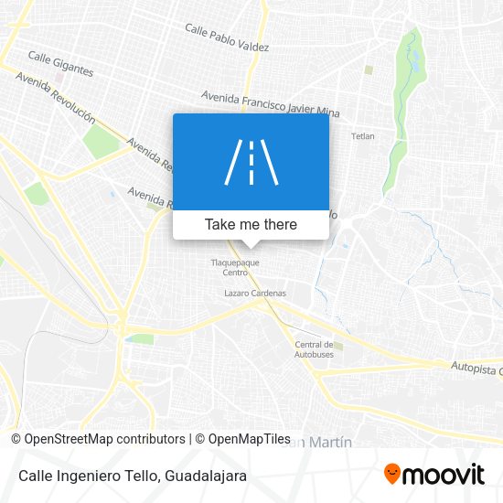 Mapa de Calle Ingeniero Tello