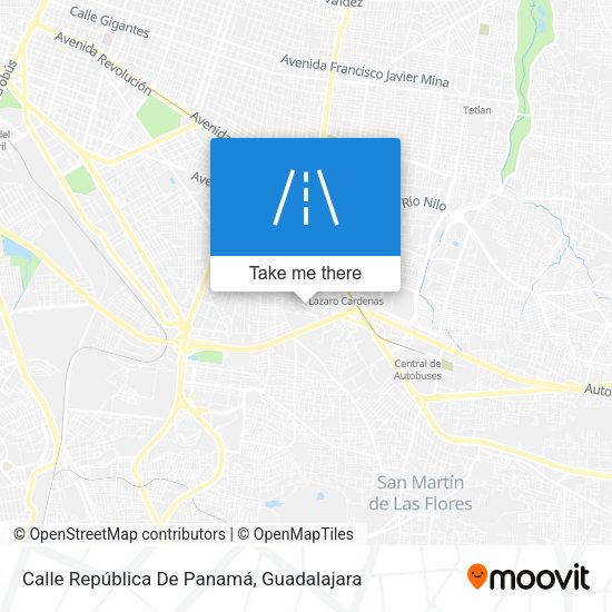 Calle República De Panamá map