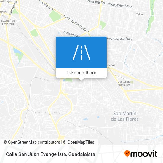 Calle San Juan Evangelista map