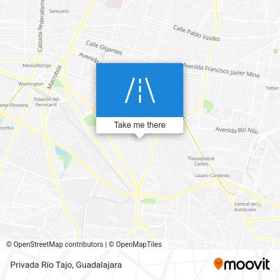 Privada Río Tajo map