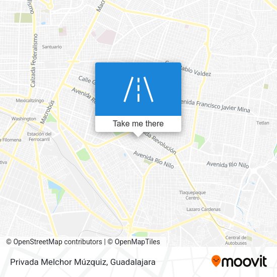 Privada Melchor Múzquiz map