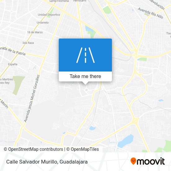 Mapa de Calle Salvador Murillo